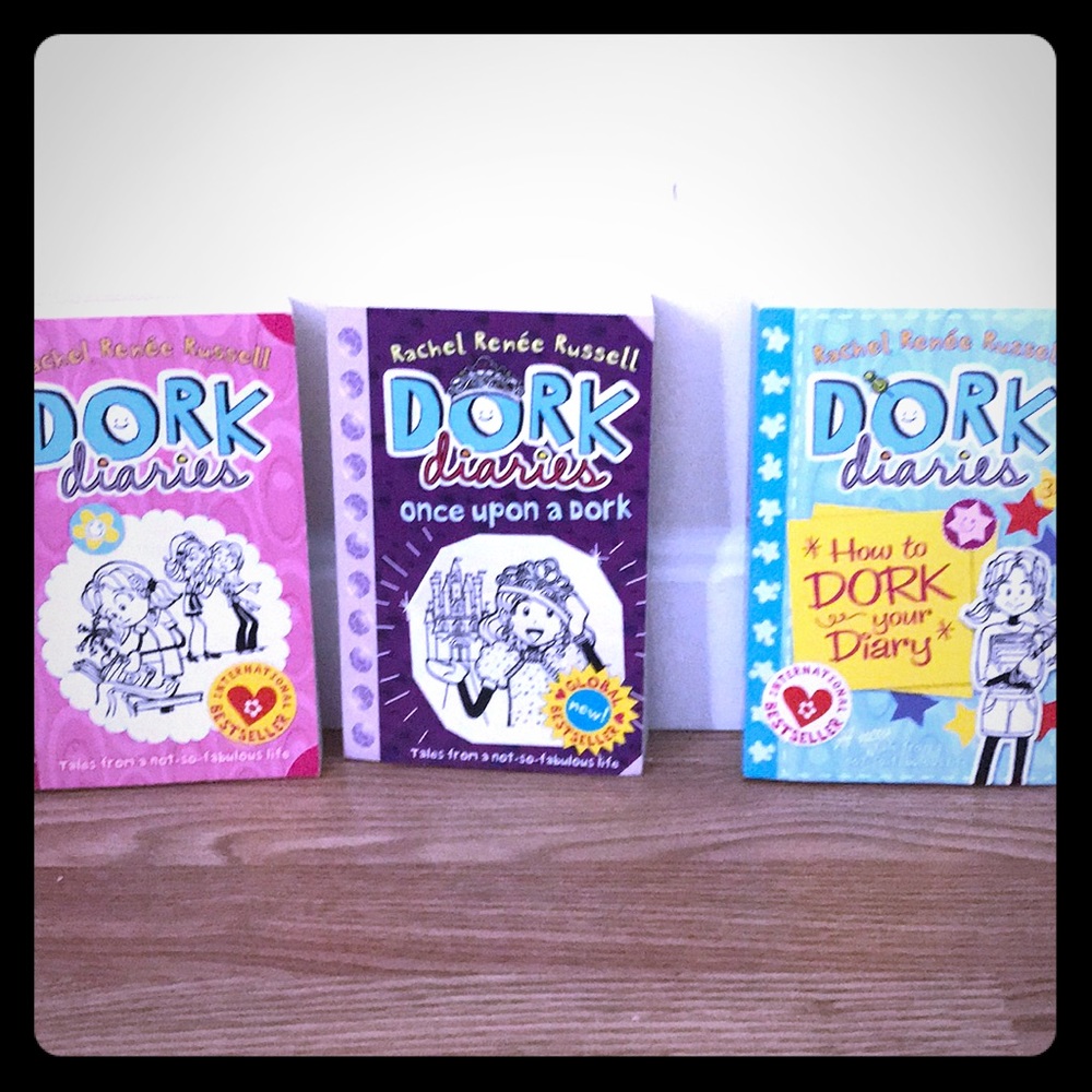 I’m selling three dork diary books